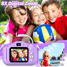 Goopow Kids Selfie Camera compact with 28 scenes and 6 effects