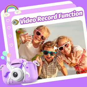 Goopow Kids Selfie Camera compact dimensions enable kid-friendly handling.