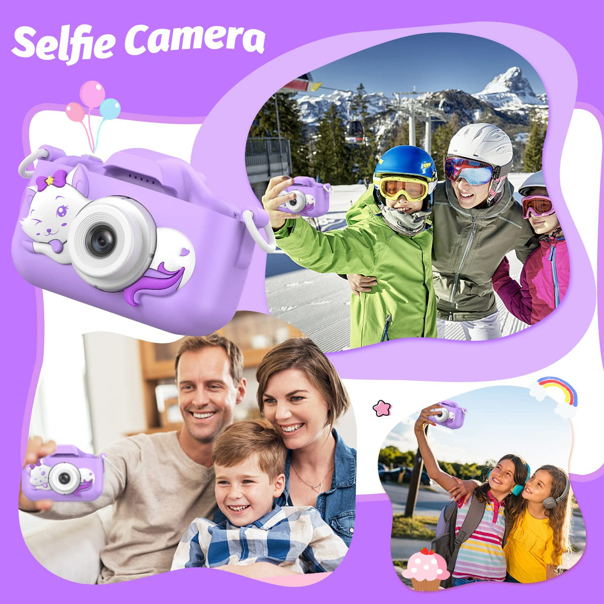 Goopow Kids Selfie Camera protective shell for durable play