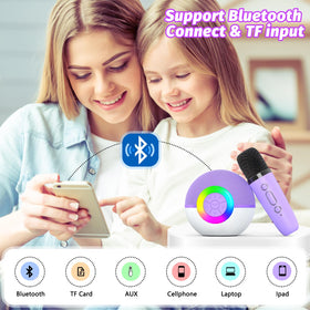 Goopow compact karaoke speaker for on-the-go entertainment.