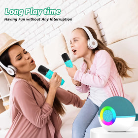 Goopow LED light show enhances party vibes.