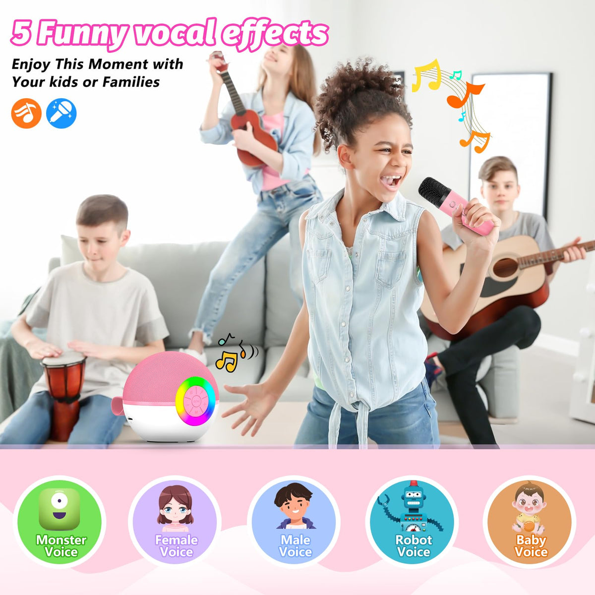 Goopow portable Bluetooth speaker compact for easy transport