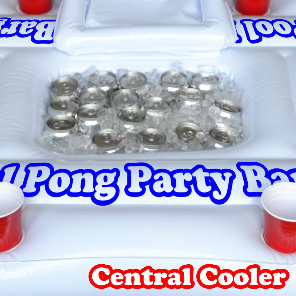 GoPong Barge measures 6 feet by 3 feet for ample pong space.