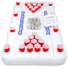 GoPong Original Barge top view shows full pong setup for water games.