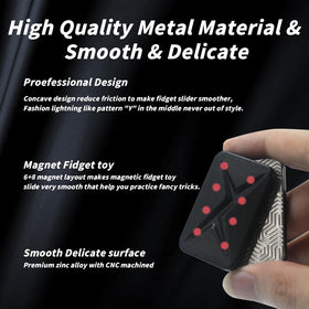 GoQQby fidget toy compact edc design ideal for portable focus and distraction relief.
