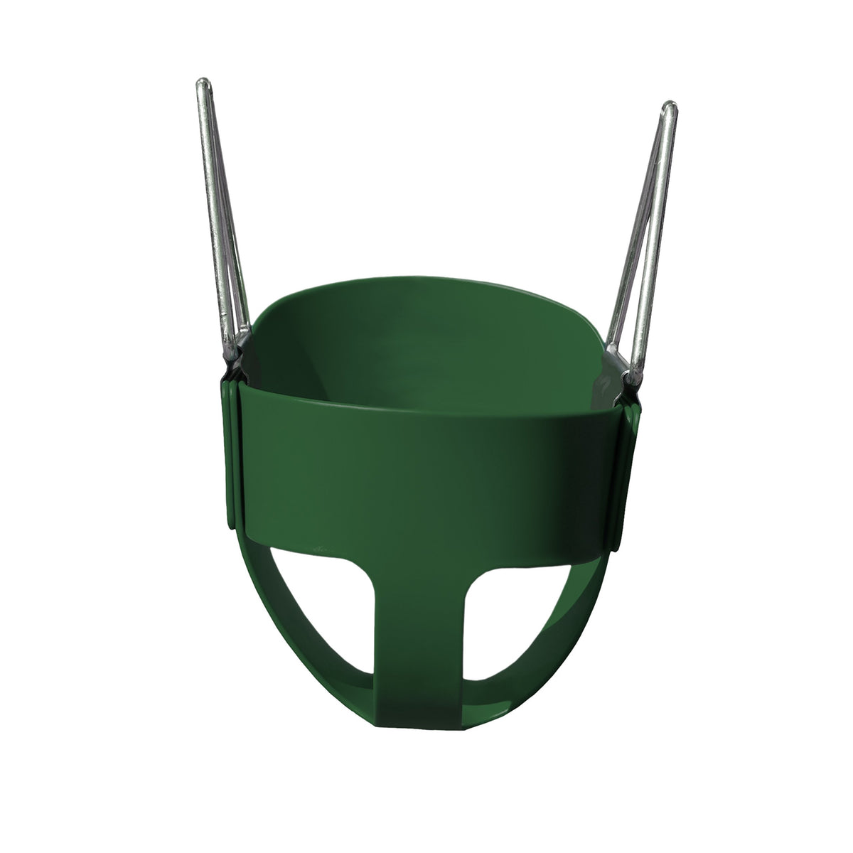 Gorilla Playsets green bucket seat supports children aged 2 to 4 for comfortable use