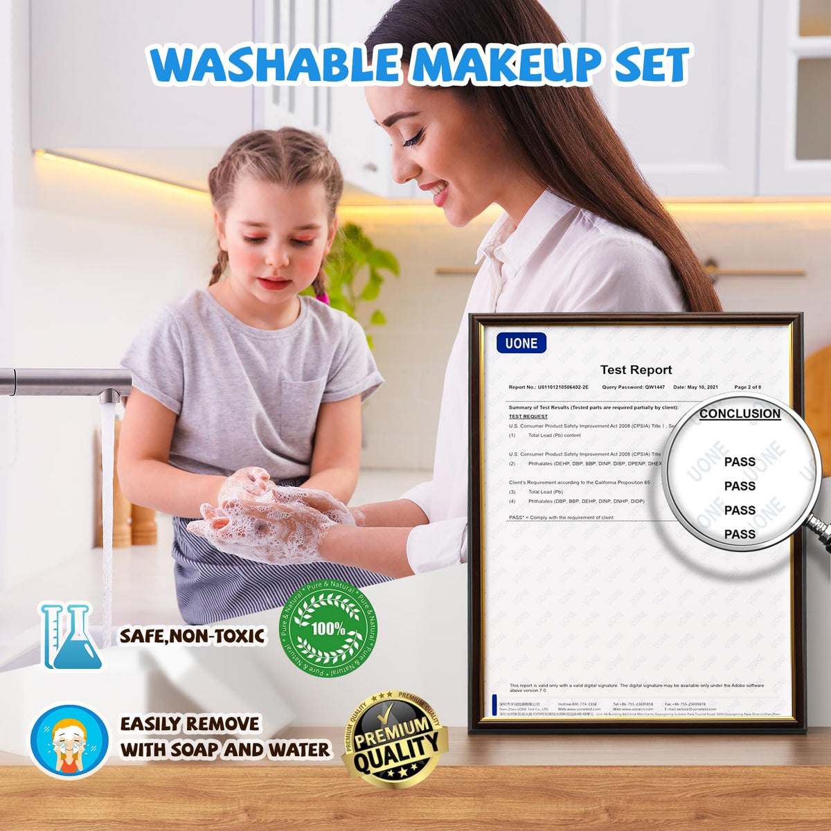 GORISPI mirror assists kids during pretend makeup sessions