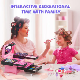 GORISPI pink-black eyeshadow palette enabling creative looks.