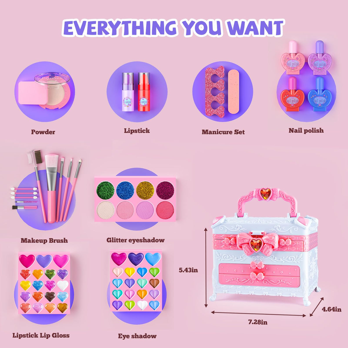 GORISPI nail polish collection for mini manicures and party prep