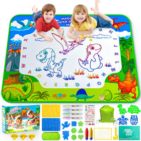 Gorispi Water Doodle Mat offers a large 40x32 inch doodle area for creative exploration.