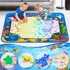 Gorispi Water Doodle Mat is suitable for indoor, outdoor, and travel use.