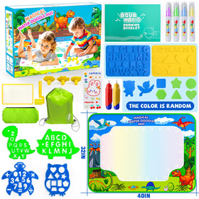 Gorispi Water Doodle Mat uses non-toxic materials for mess-free drawing sessions.