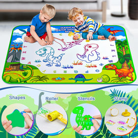 Gorispi Water Doodle Mat arrives with compact storage and accessories for travel.