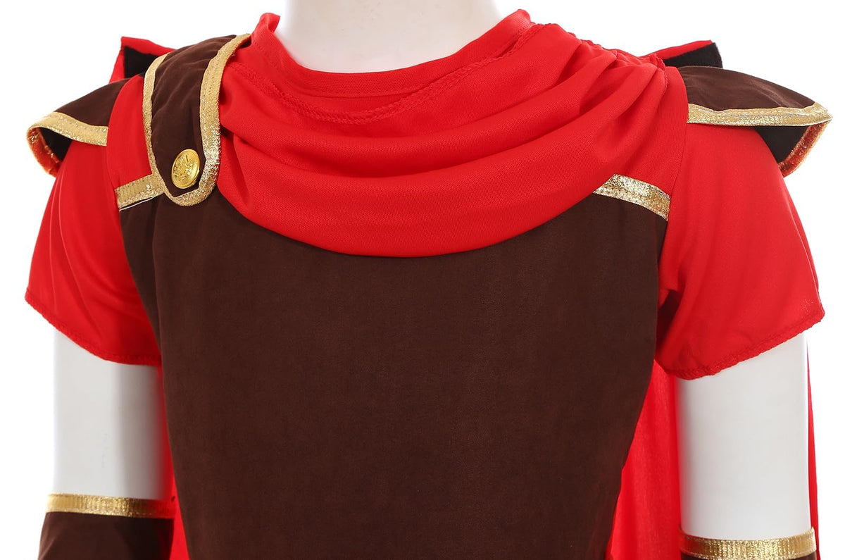 Gorkonpy medieval knight costume detail, intricate design for realism.