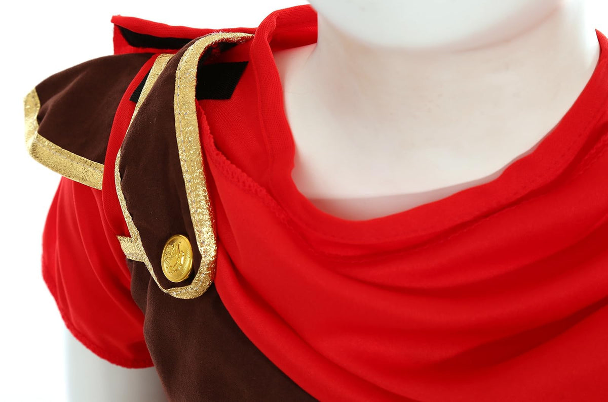 Gorkonpy knight costume evokes historical battles and heroic imagination.