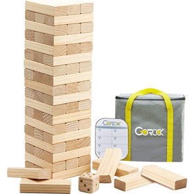 GOROCK giant tumble tower blocks set up for indoor and outdoor family play.
