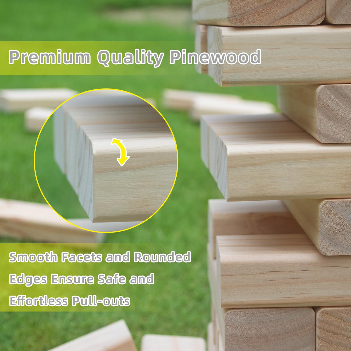 GOROCK family-friendly play scene with giant blocks for indoor and outdoor use.