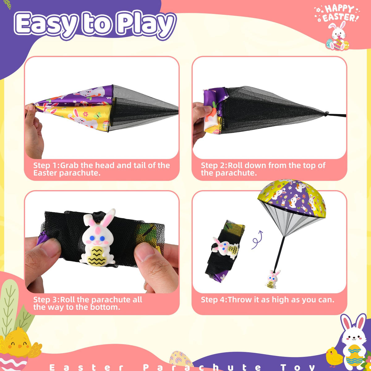 GOSODME Easter parachute egg classroom prize adds interactive fun for students