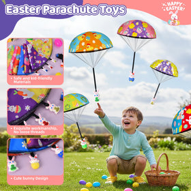 GOSODME Easter parachute egg closeup highlights durable polyester for long-lasting fun