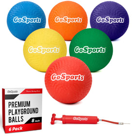 GoSports 8.5-inch playground ball set with grip for versatile indoor or outdoor play.