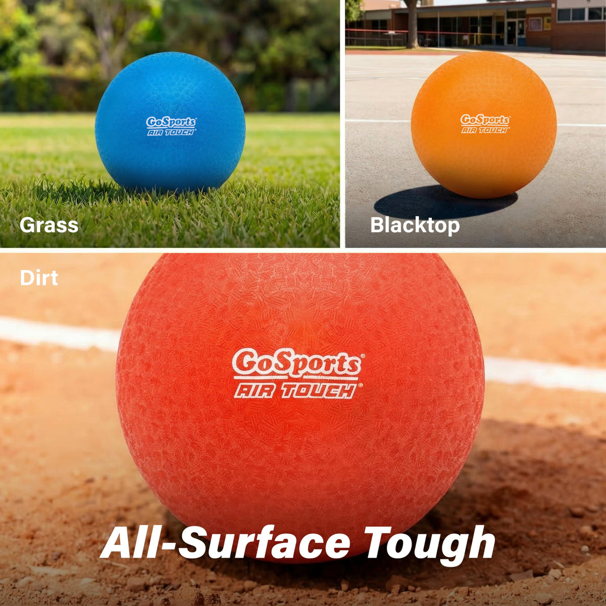Close up of Air Touch texture for softer safer play.