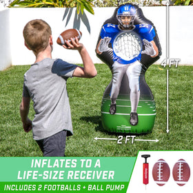 GoSports base weighted with water or sand for outdoor stability.