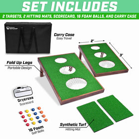 GoSports BattleChip Versus 9-hole course promotes casual backyard competition