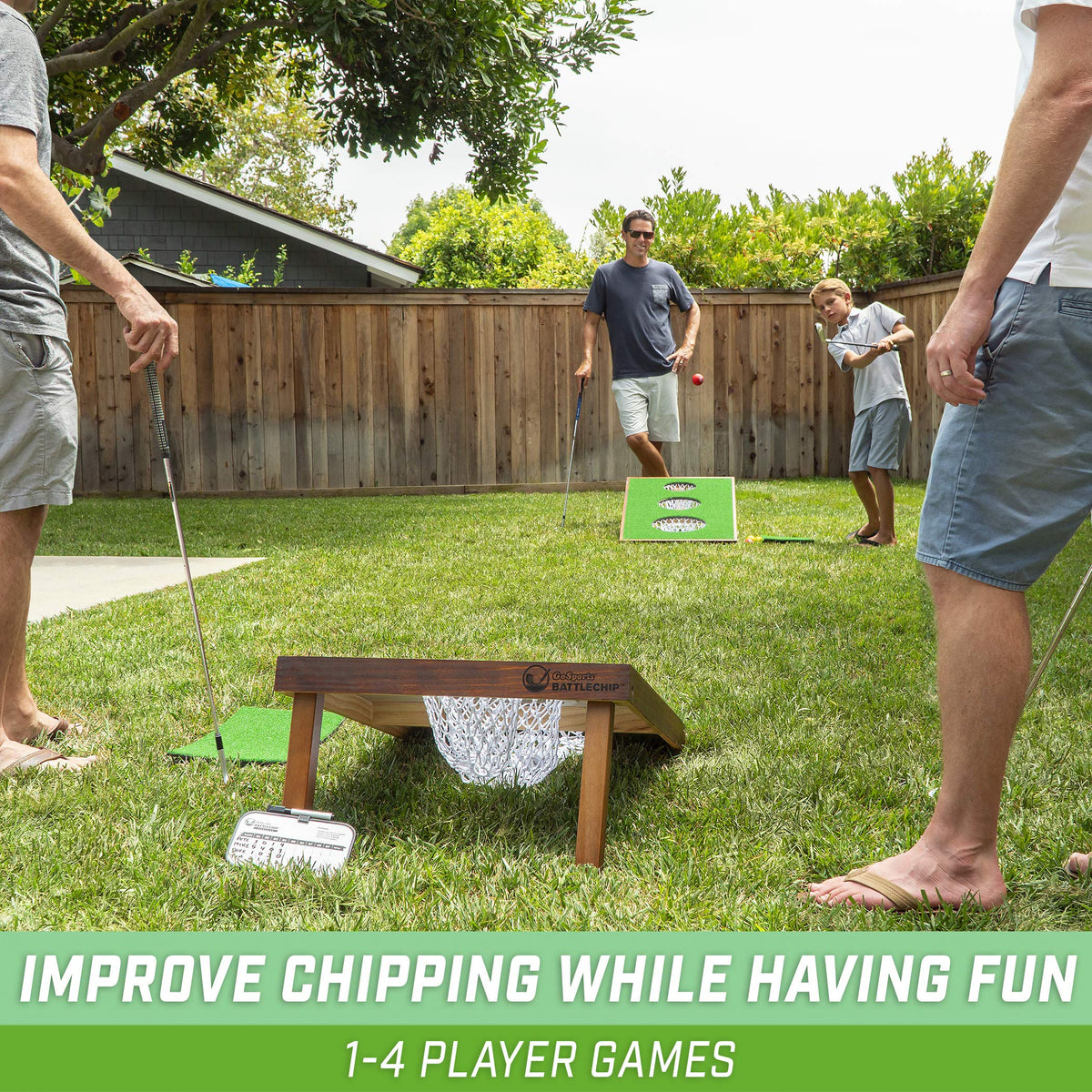 GoSports BattleChip Versus 16 foam balls for safe, versatile outdoor practice