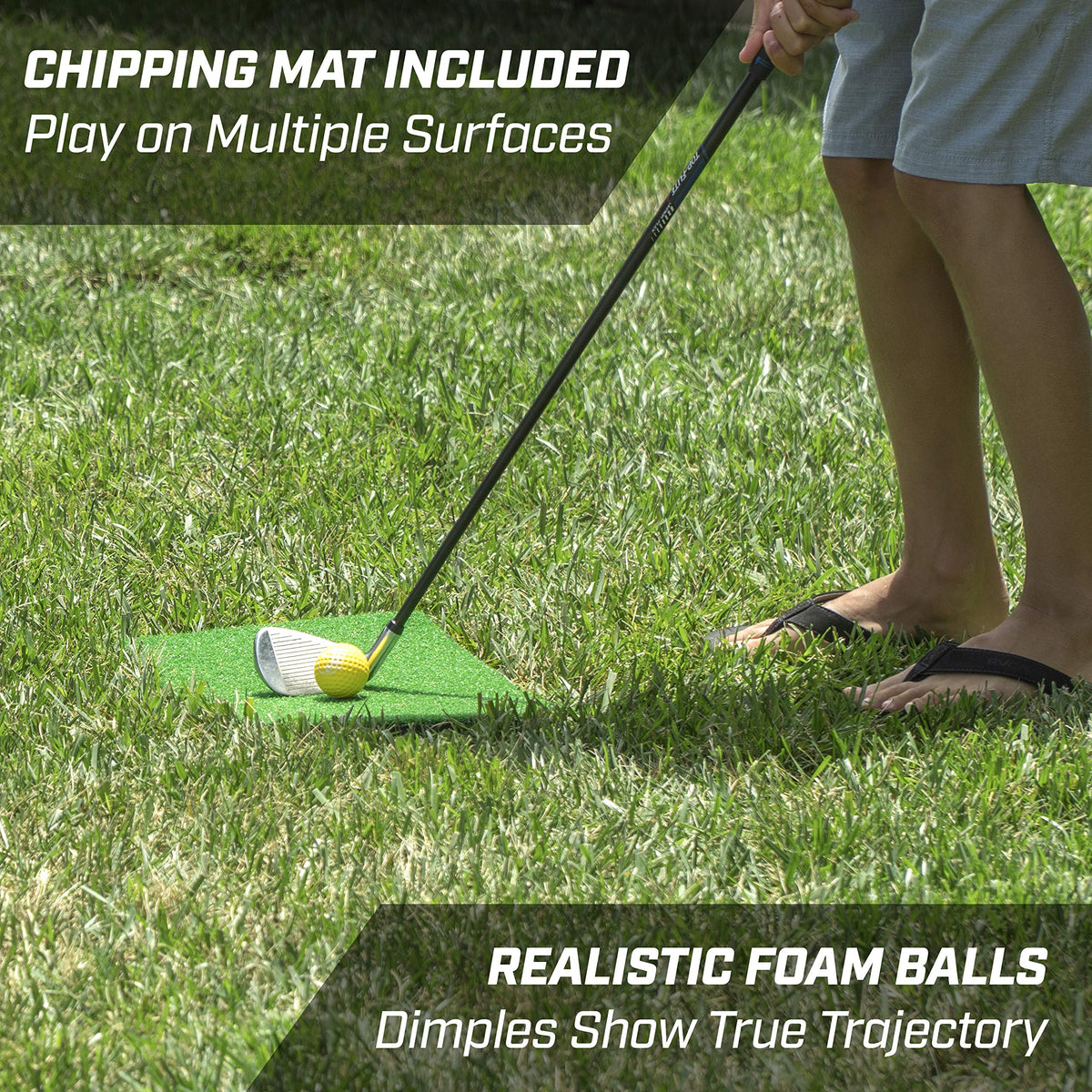 GoSports BattleChip Versus portable design fits parks, campsites, and beaches