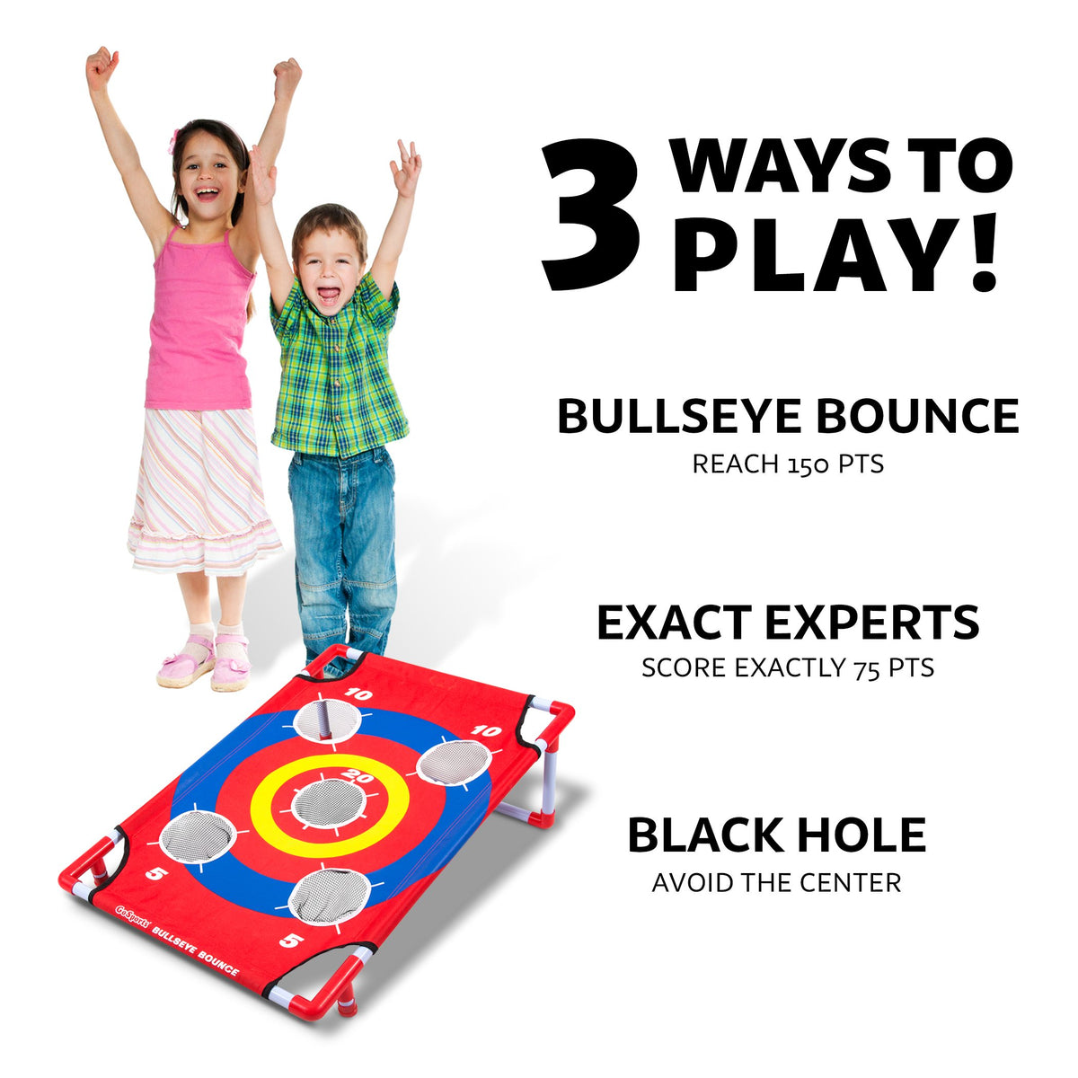 GoSports Bullseye Bounce play anywhere for indoor or outdoor fun