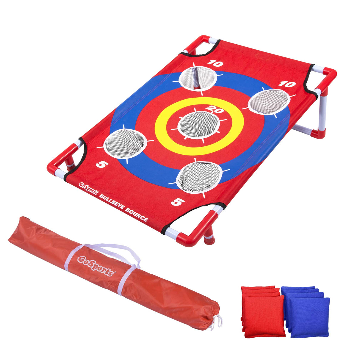 GoSports Bullseye Bounce target foldable for easy setup anywhere