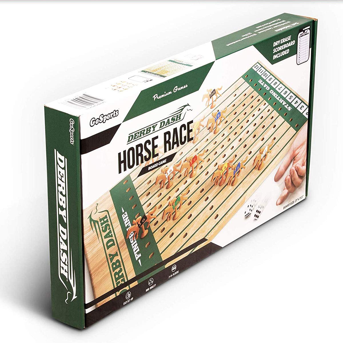 GoSports Derby Dash compact tabletop game for quick play