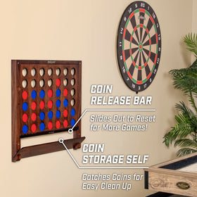 GoSports included hardware makes easy wall installation