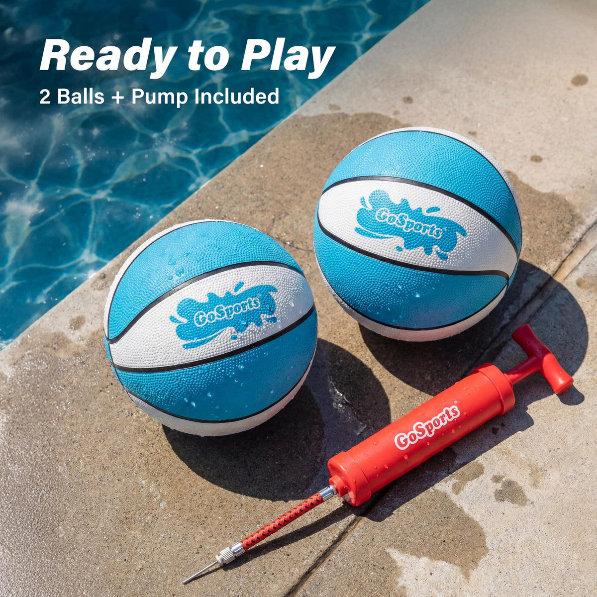 GoSports family-friendly pool day use for safe, fun play.