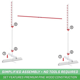GoSports Get Low Limbo usable indoors or outdoors at parties