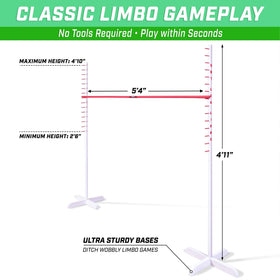 GoSports Get Low Limbo tool-free assembly saves setup time