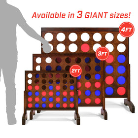 GoSports Giant 4-in-Row backyard image, ideal for outdoor game nights