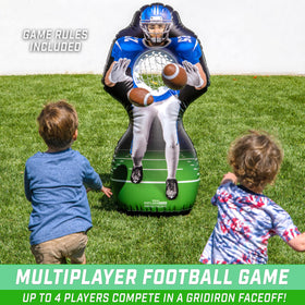 GoSports InflataMan footballs, soft and easy for small hands to grip.