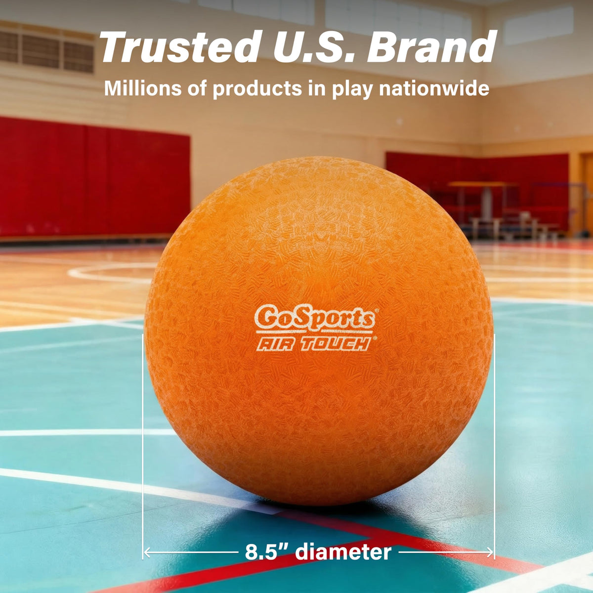 Kids enjoy kickball outdoors with GoSports balls.
