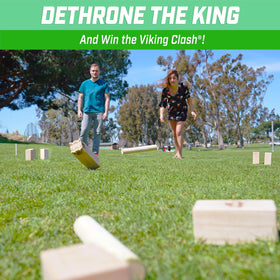GoSports Kubb Viking Clash travel carry case for portable lawn games