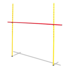 GoSports Lawn Limbo set ready on grass for backyard fun and quick setup.