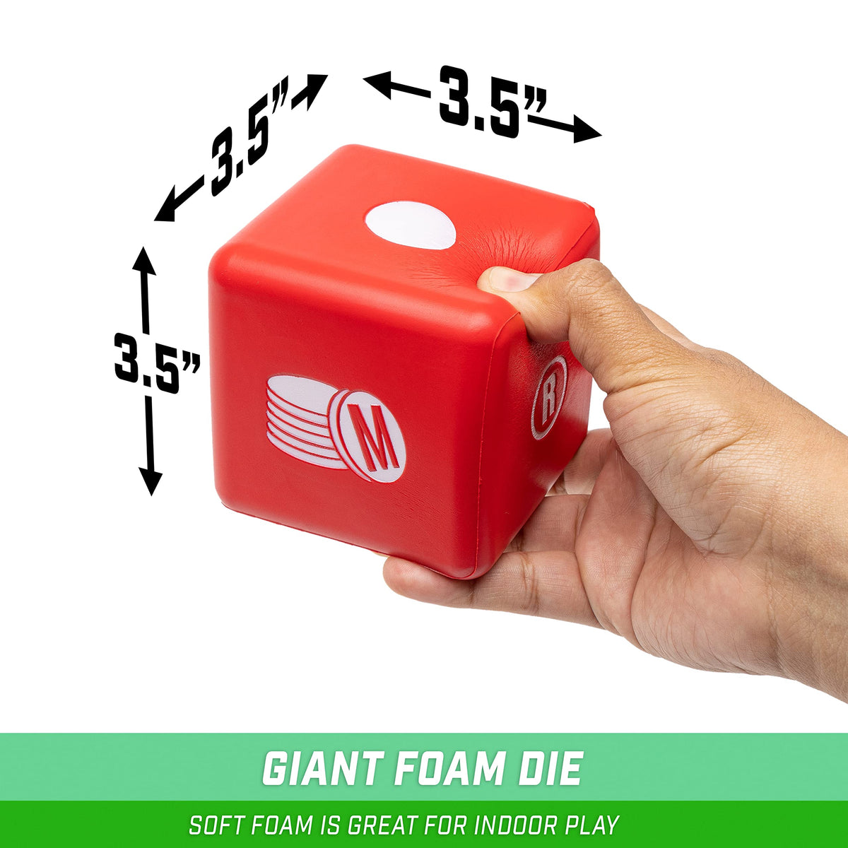 GoSports Left Right Middle carrying bag enables easy portability.