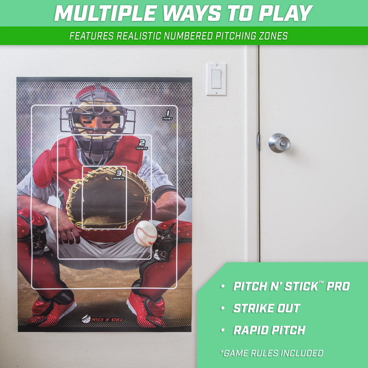 GoSports Pitch N' Stick quick setup for family fun