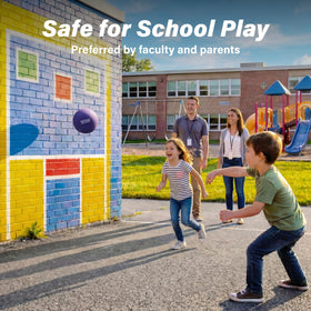 Grip ready surface supports indoor and outdoor games.