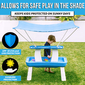 GoSports Shade Canopy UPF 50 shields eyes and skin outdoors.