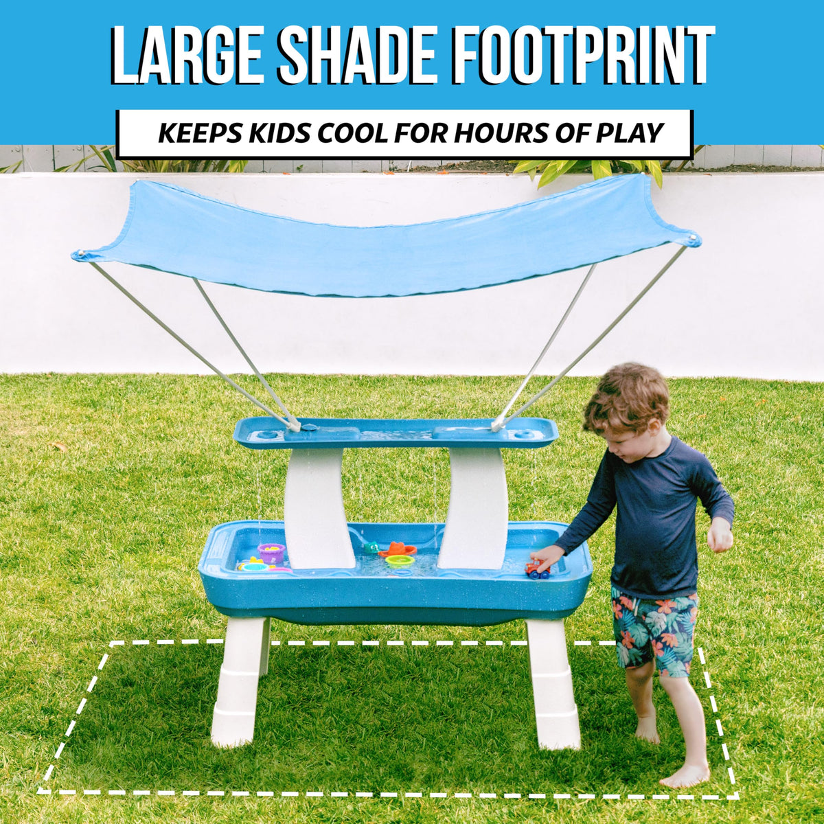 GoSports Shade Canopy weather-resistant polyester stands up to outdoor use.