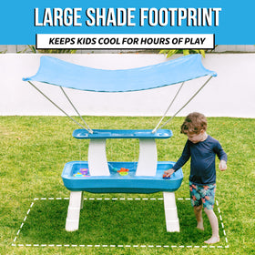 GoSports Shade Canopy weather-resistant polyester stands up to outdoor use.