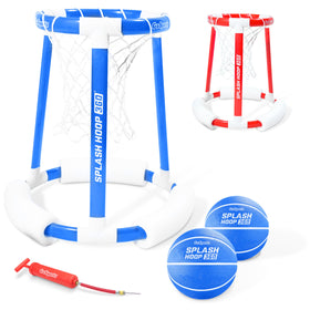 GoSports Splash Hoop 360 assembles quickly for instant pool play.