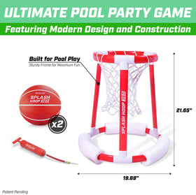 GoSports Splash Hoop 360 quick-assembly design saves setup time.