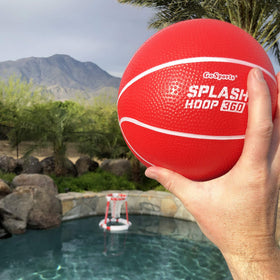 GoSports Splash Hoop 360 backyard pool setup for competitive family fun.